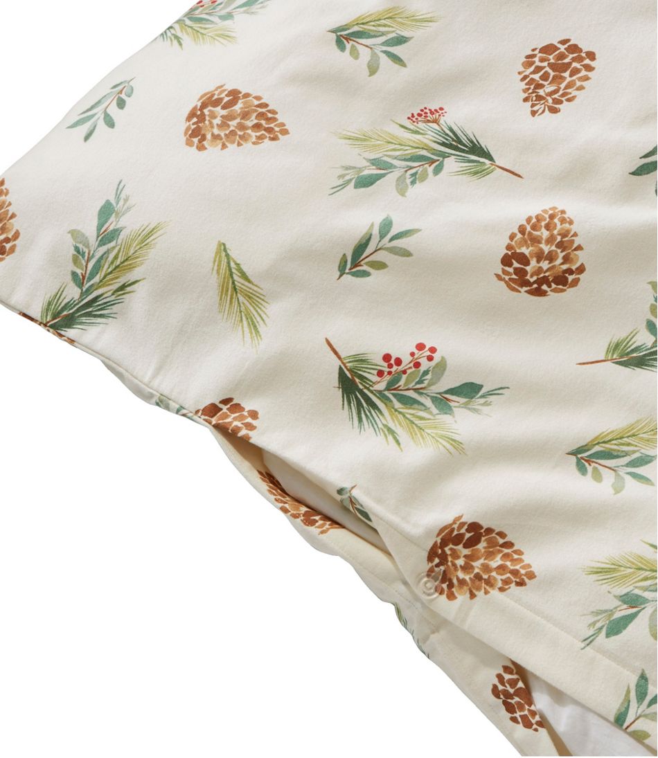 Evergreen Flannel Comforter Cover Collection / L.L.Bean