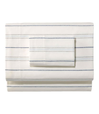 Organic Flannel Sheet Collection, Stripe / L.L.Bean