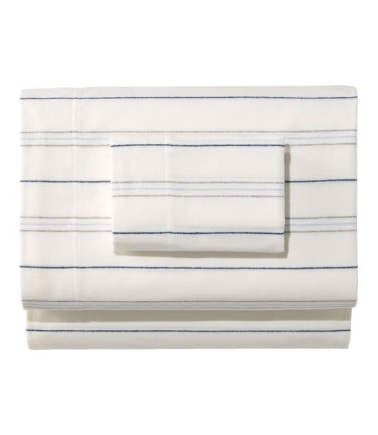 Organic Flannel Sheet Collection, Stripe / L.L.Bean