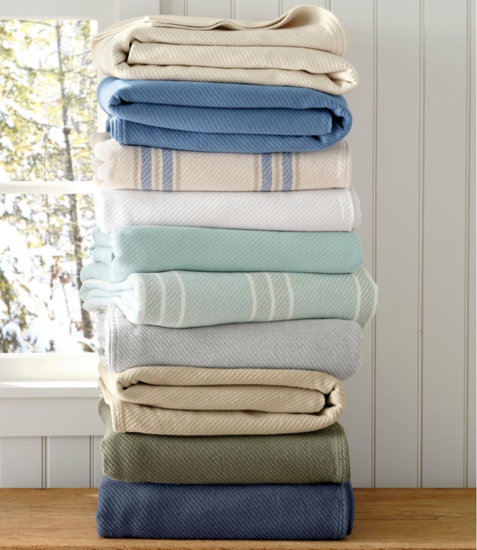 Maine Twill Blanket, Stripe / L.L.Bean