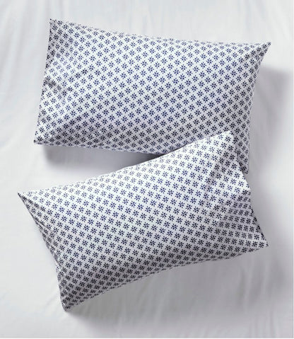 Sunwashed Percale Sheet Collection, Block Floral Print / L.L.Bean