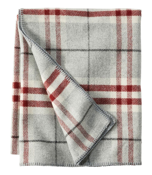 Washable Wool Blanket, Plaid / L.L.Bean