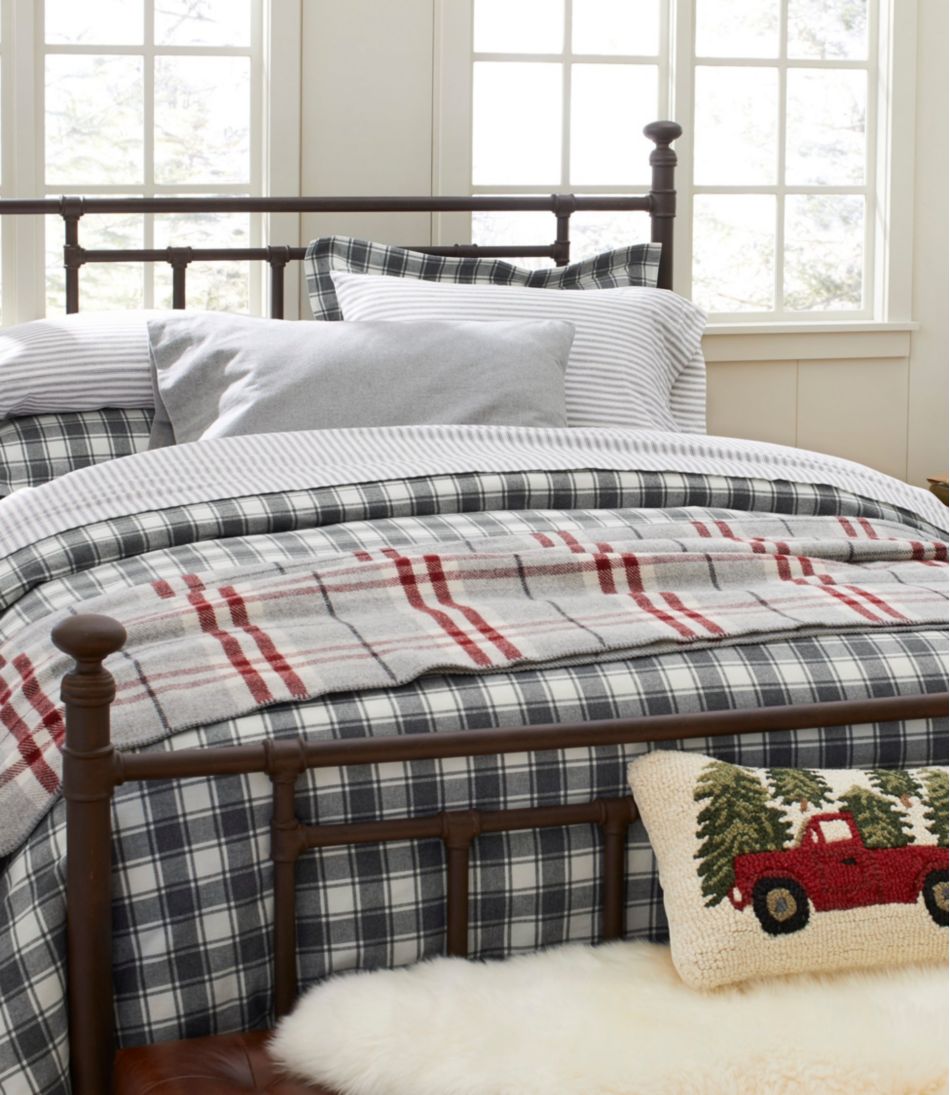 Washable Wool Blanket, Plaid / L.L.Bean