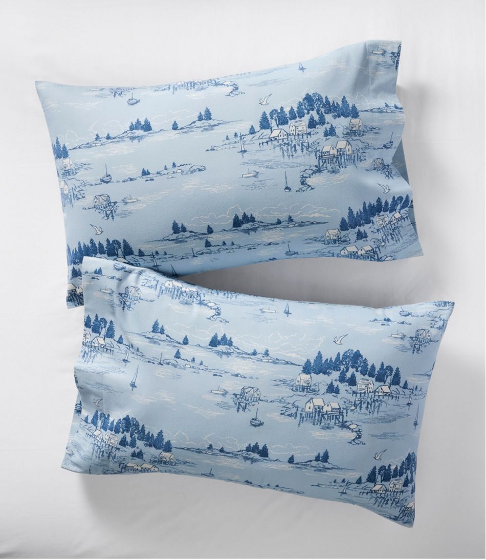Coastal Landscape Flannel Sheet Collection / L.L.Bean