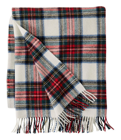 Washable Wool Throw, Plaid 54" x 60" / L.L.Bean