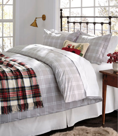 Washable Wool Throw, Plaid 54" x 60" / L.L.Bean