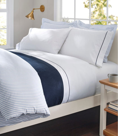 Premium Egyptian Percale Sheet Collection, Satin Stitch / L.L.Bean