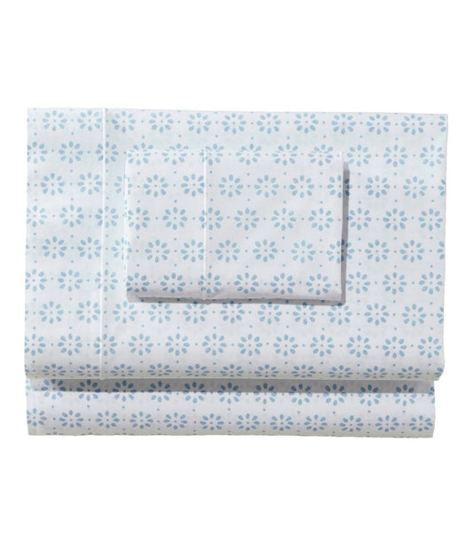 Sunwashed Percale Sheet Collection, Print / L.L.Bean