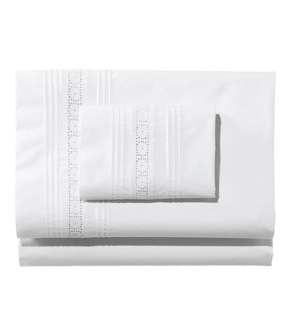 Sunwashed Pintuck Sheet Collection / L.L.Bean