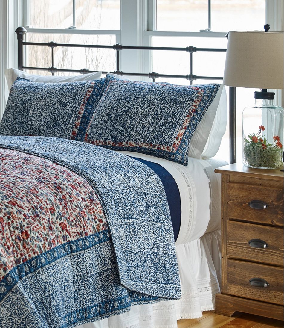 Sunwashed Pintuck Sheet Collection / L.L.Bean