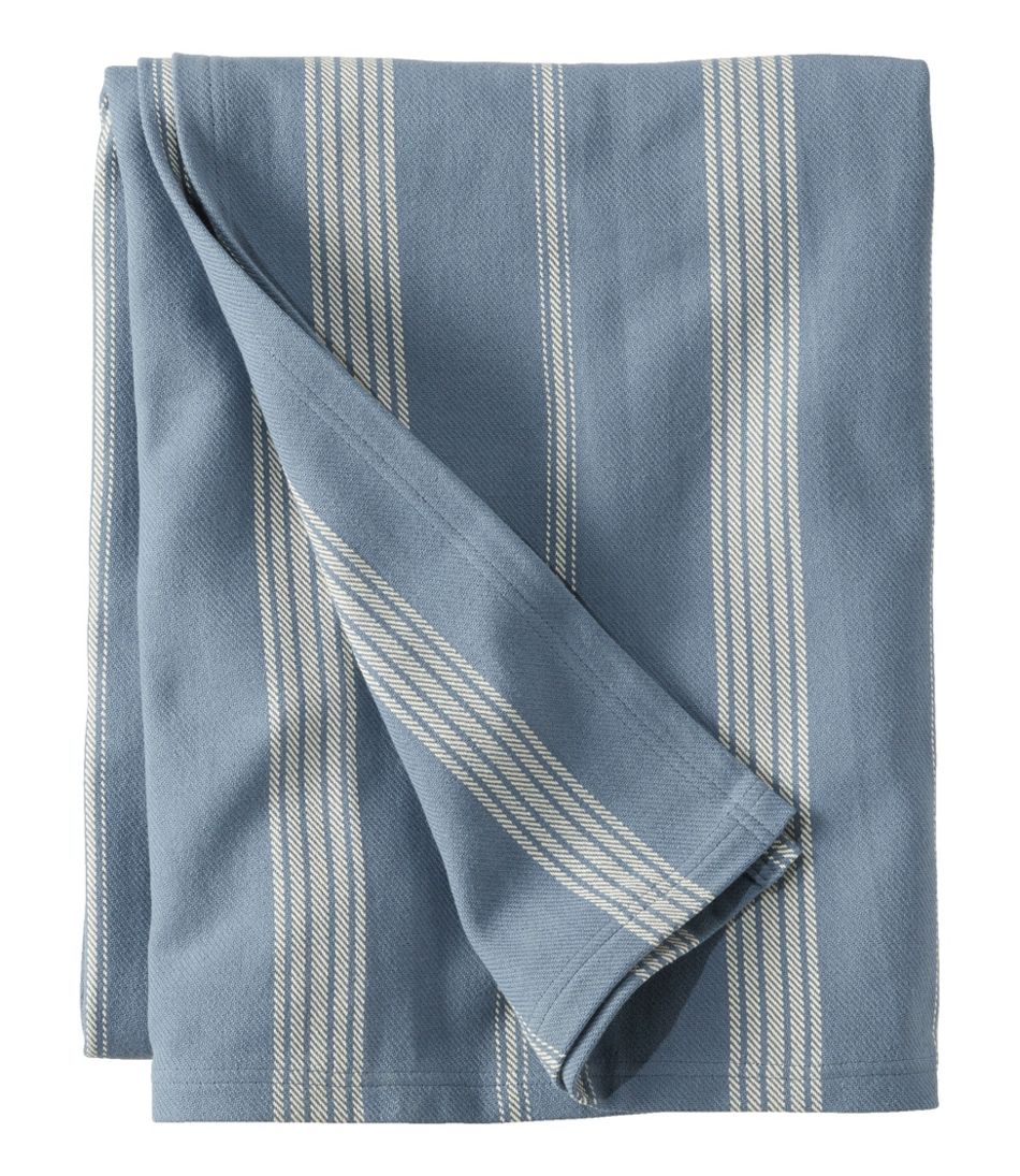 Organic Cotton Blanket, Stripe / L.L.Bean
