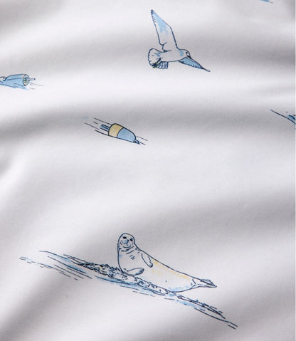 Nautical Boats Percale Sheet Collection / L.L.Bean