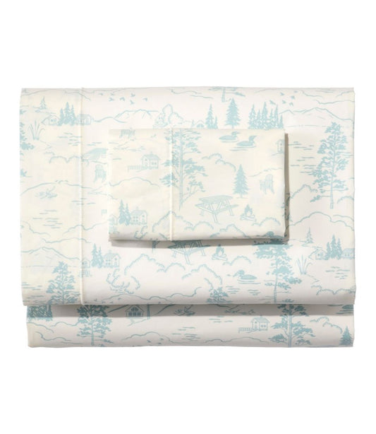 Lakeside Toile Percale Sheet Collection / L.L.Bean