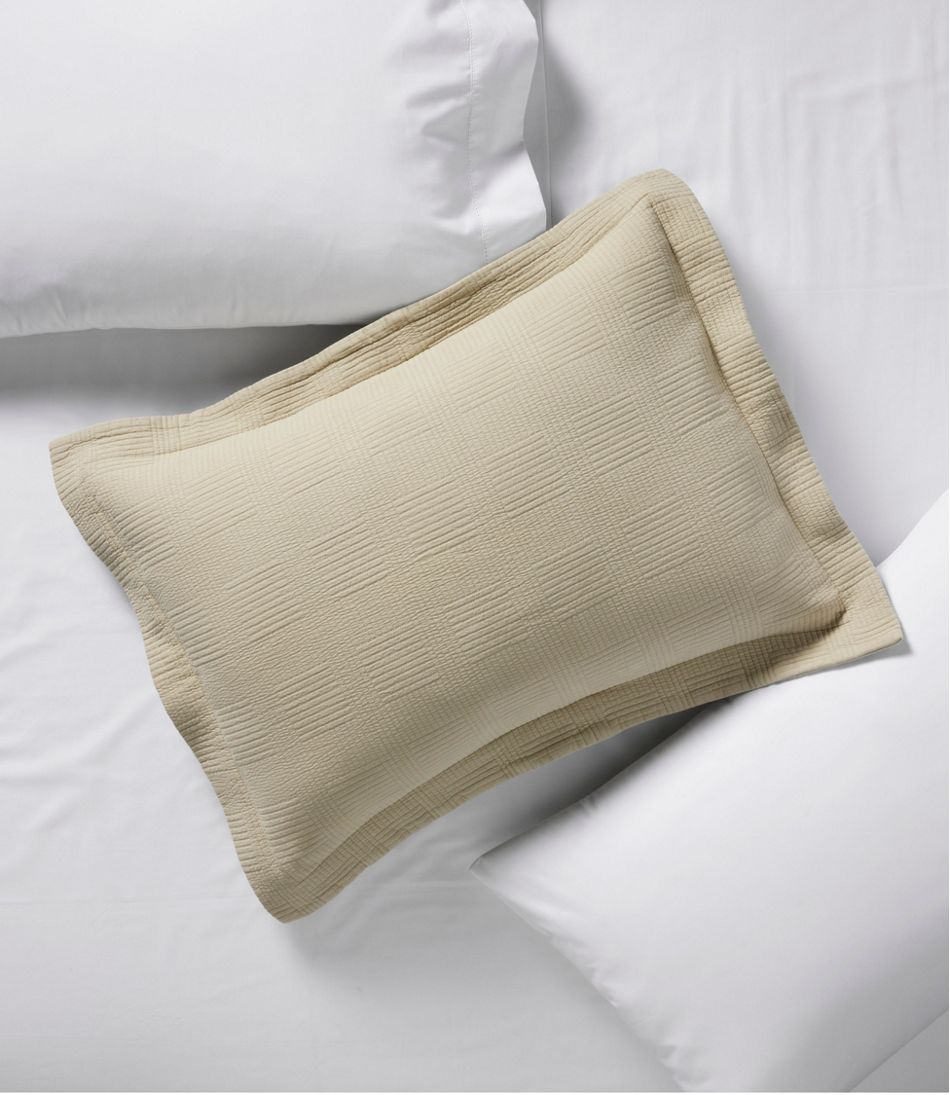 Vintage Matelassé Sham / L.L.Bean