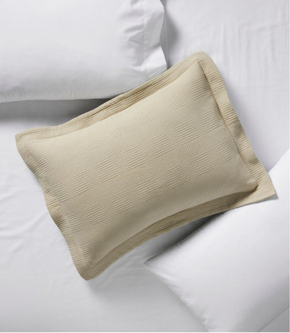 Vintage Matelassé Sham / L.L.Bean