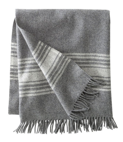 Washable Wool Throw, Striped / L.L.Bean