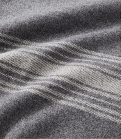 Washable Wool Throw, Striped / L.L.Bean
