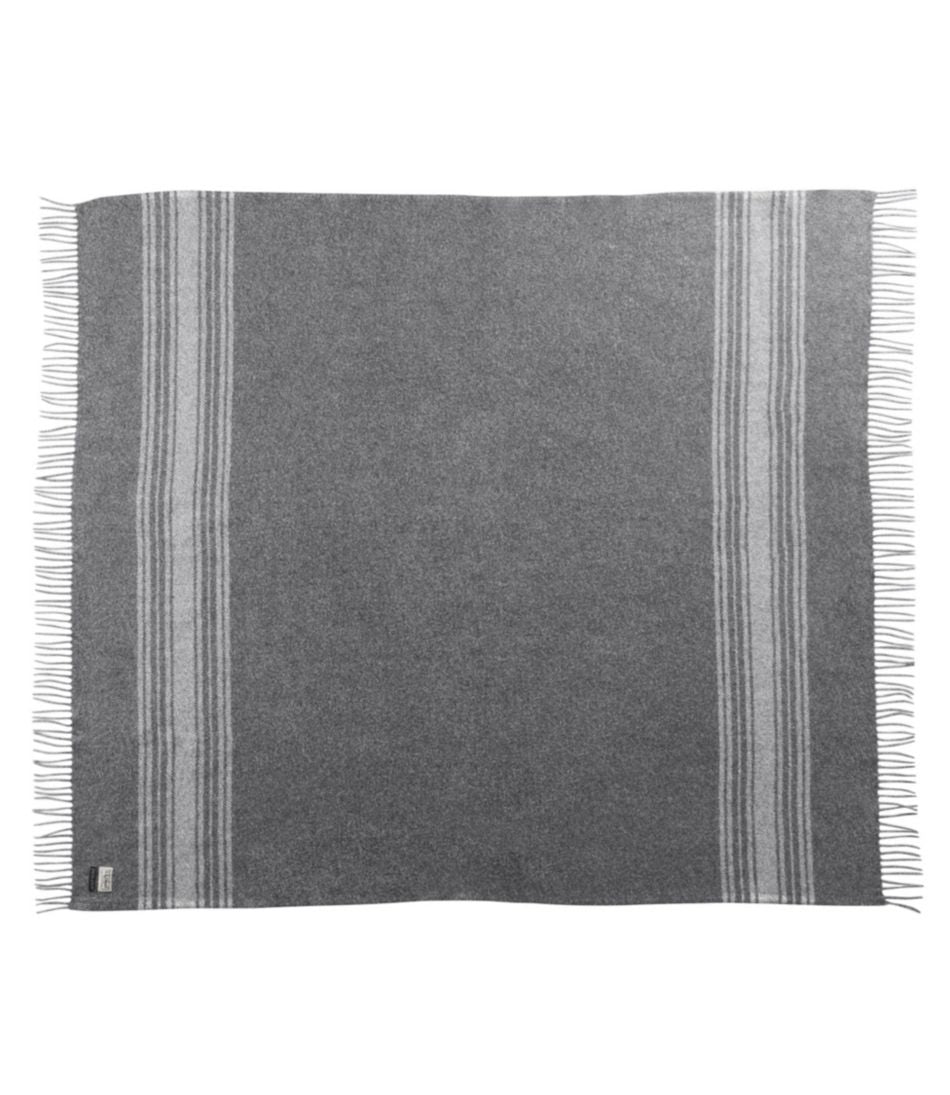 Washable Wool Throw, Striped / L.L.Bean