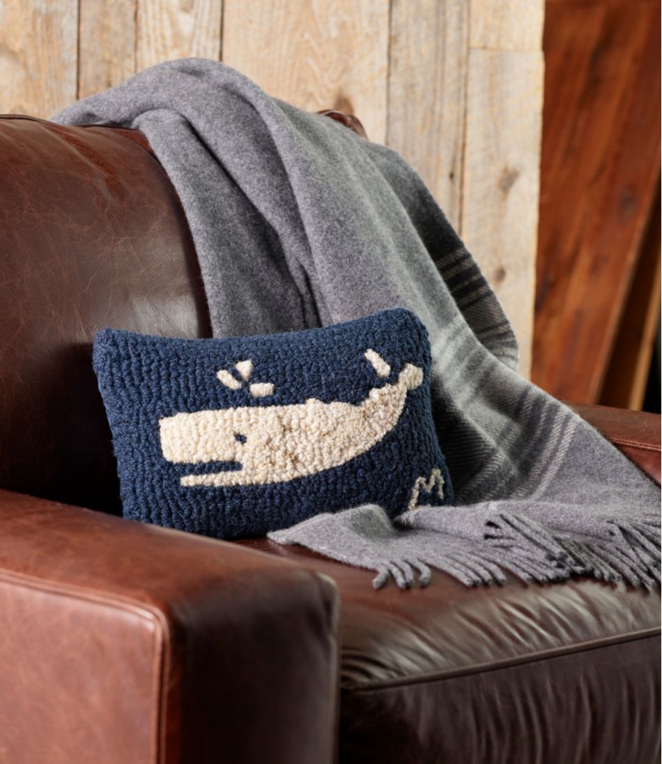 Washable Wool Throw, Striped / L.L.Bean