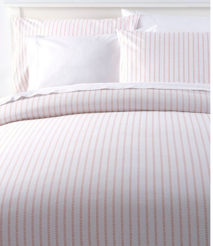 Sunwashed Percale Comforter Cover, Stripe Leaf / L.L.Bean