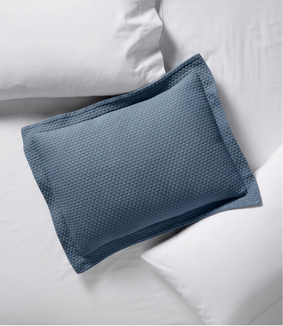 Organic Honeycomb Matelassé Sham / L.L.Bean