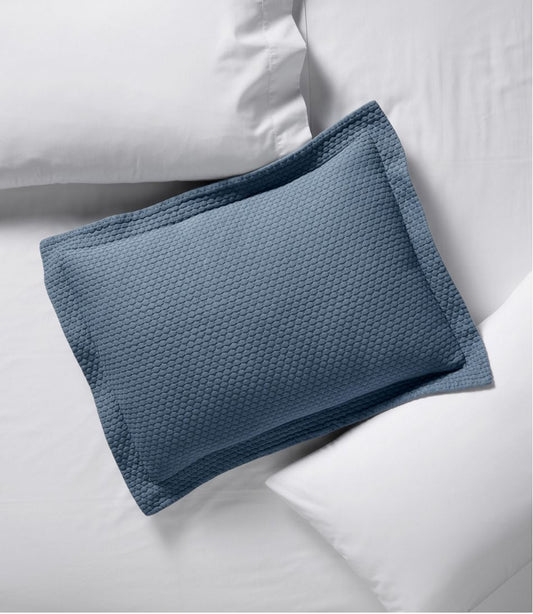 Organic Honeycomb Matelassé Sham / L.L.Bean