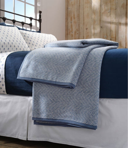 ChappyWrap Cozy Throw Blanket, Herringbone / L.L.Bean