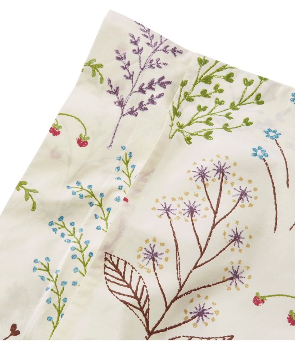 Botanical Floral Percale Comforter Cover Collection / L.L.Bean