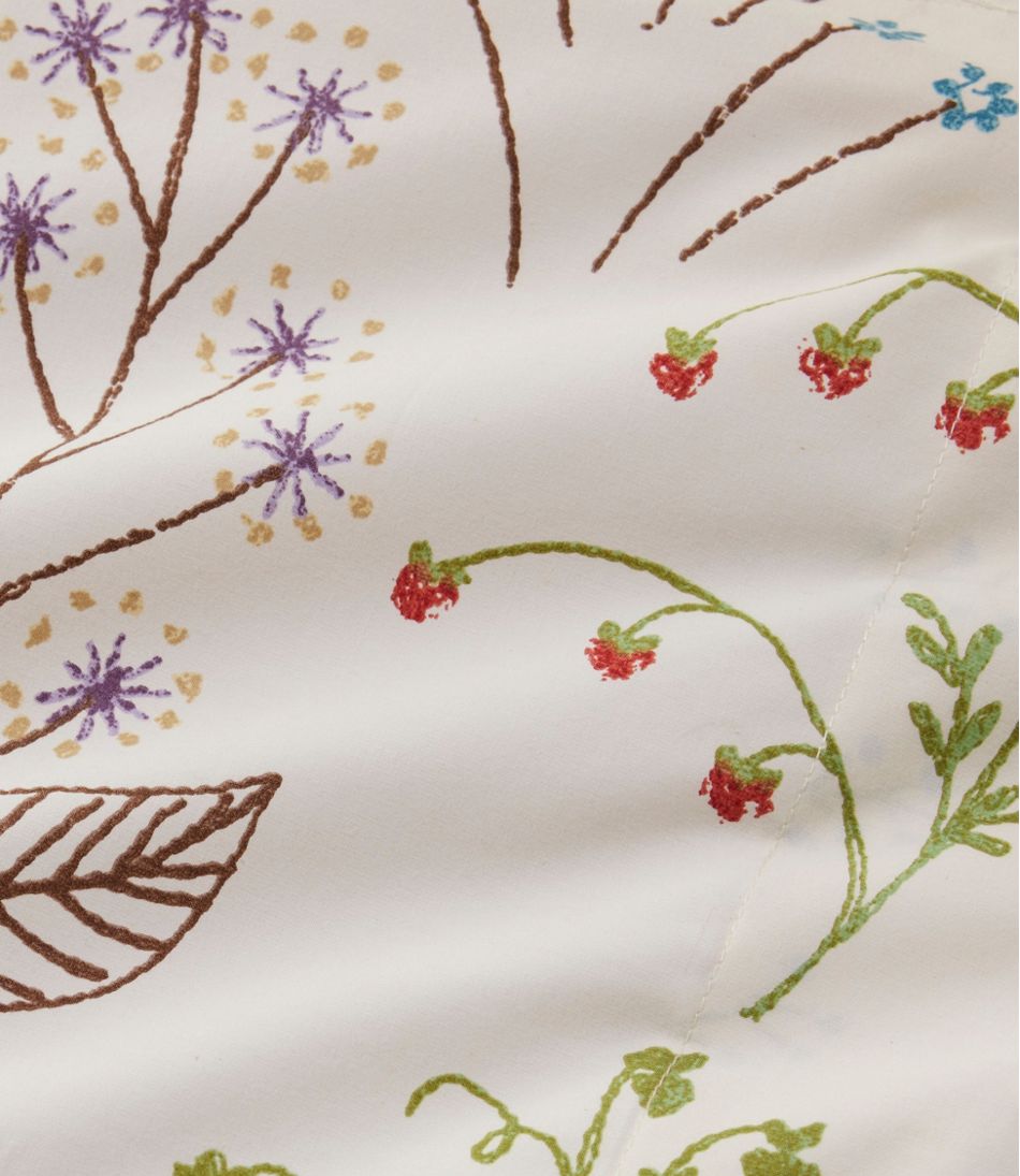 Botanical Floral Percale Comforter Cover Collection / L.L.Bean