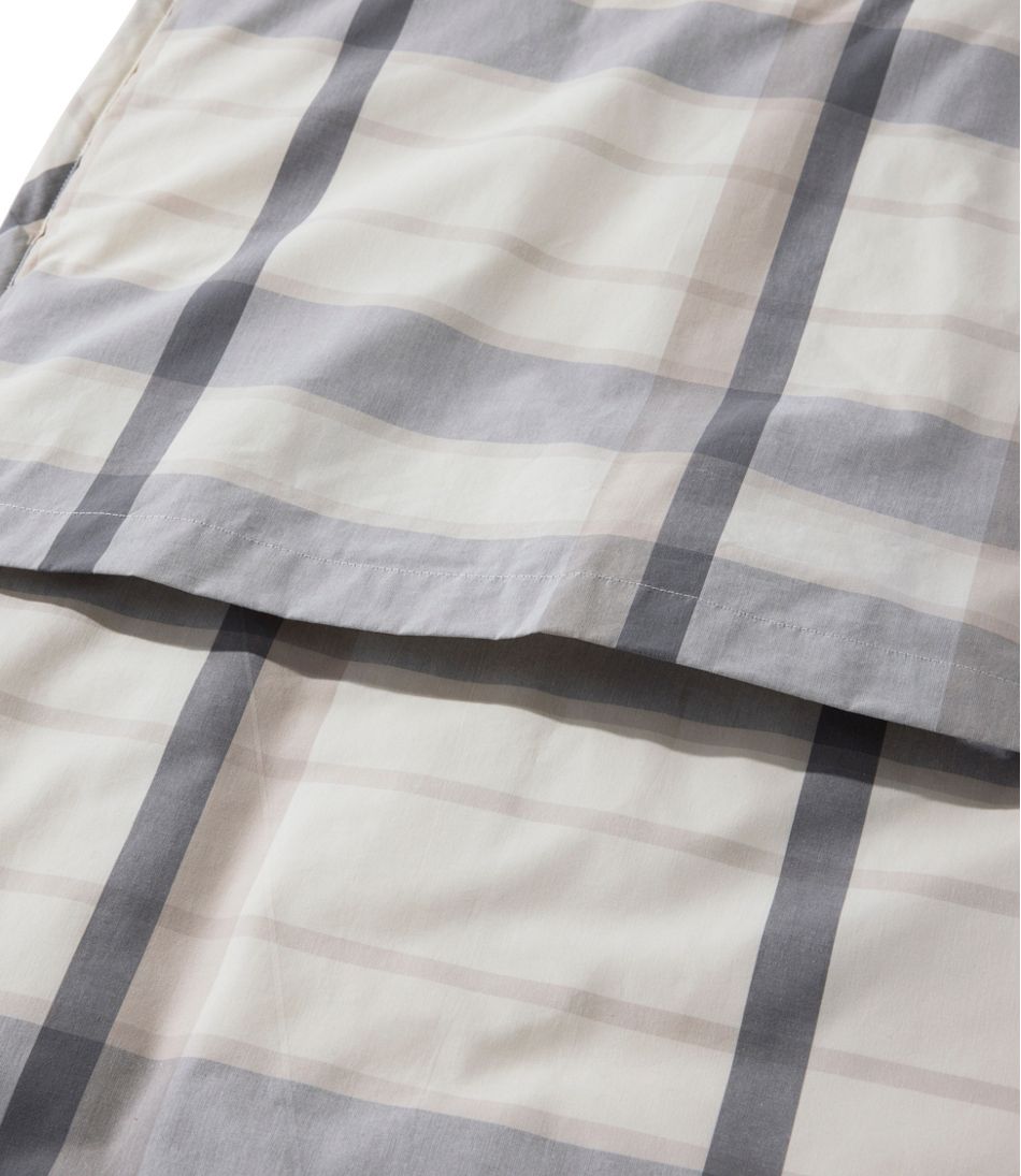 Ultrasoft Cotton Comforter Sham, Plaid / L.L.Bean