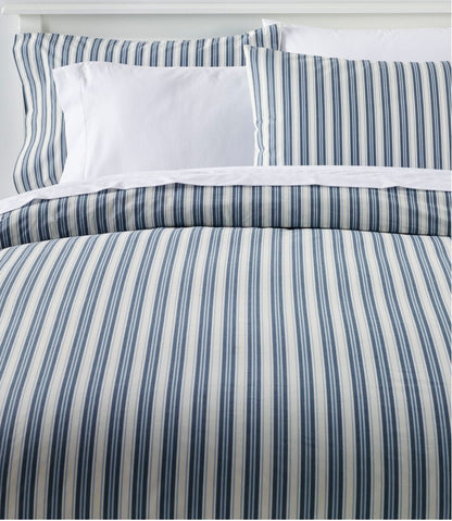 Sunwashed Percale Comforter Cover, Stripe / L.L.Bean