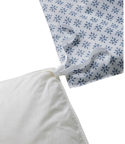 Sunwashed Percale Comforter Cover, Block Floral Print / L.L.Bean
