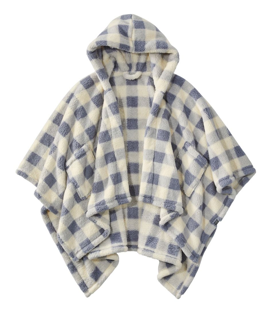 Cozy Sherpa Wearable Throw, Plaid / L.L.Bean