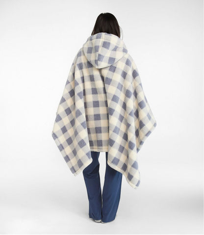 Cozy Sherpa Wearable Throw, Plaid / L.L.Bean