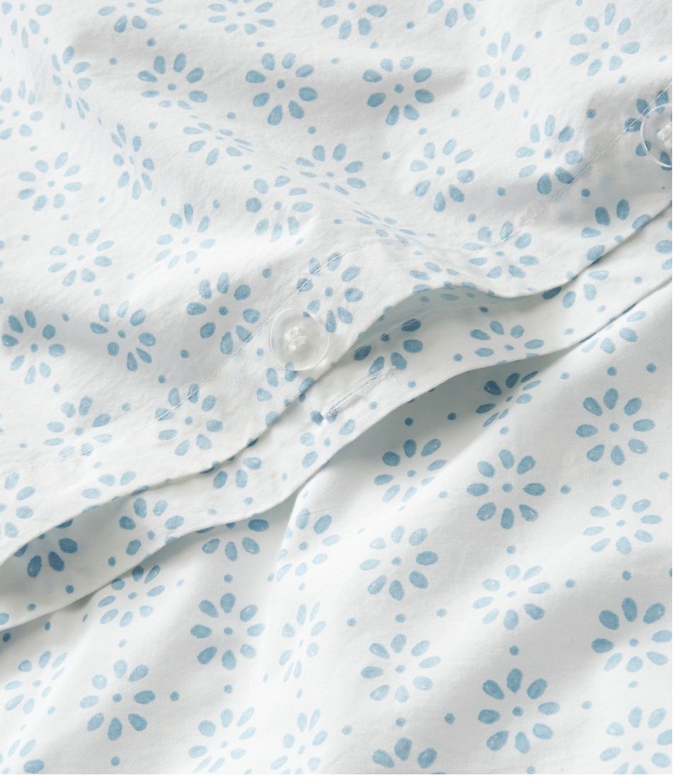 Sunwashed Percale Comforter Cover, Print / L.L.Bean