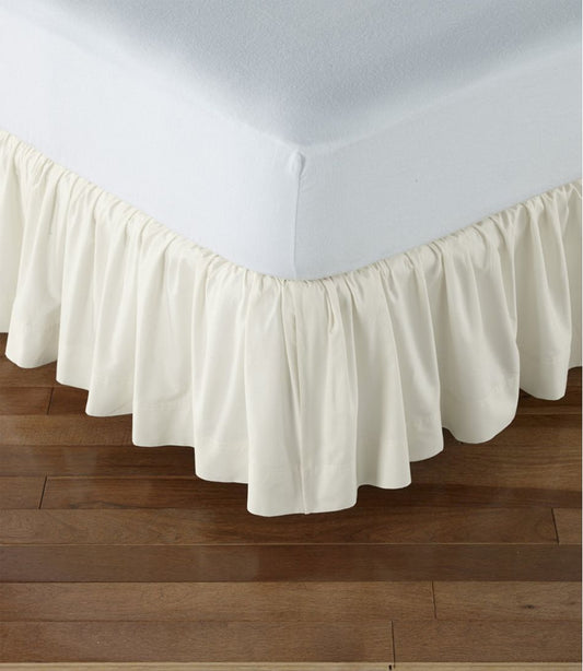 Chambray bed skirt / L.L.Bean