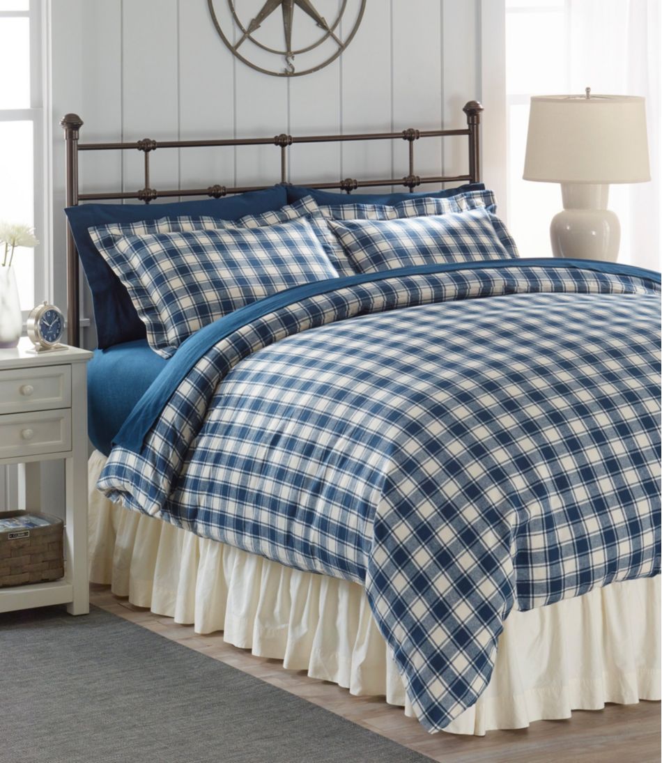 Chambray bed skirt / L.L.Bean