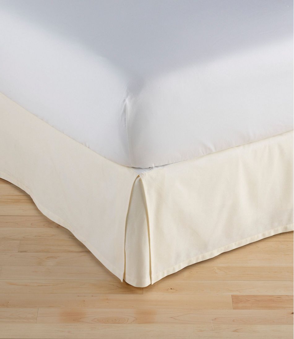 Box Pleat Bed Skirt / L.L.Bean