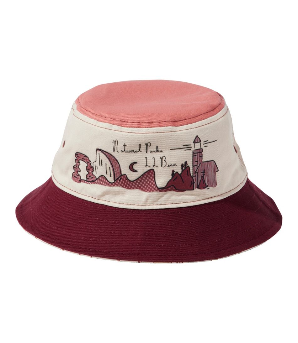 Kids' Bean's Reversible Cotton Bucket Hat / L.L.Bean