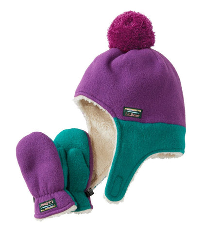 Infants' and Toddlers' Mountain Classic Fleece Hat and Mitten Set / L.L.Bean