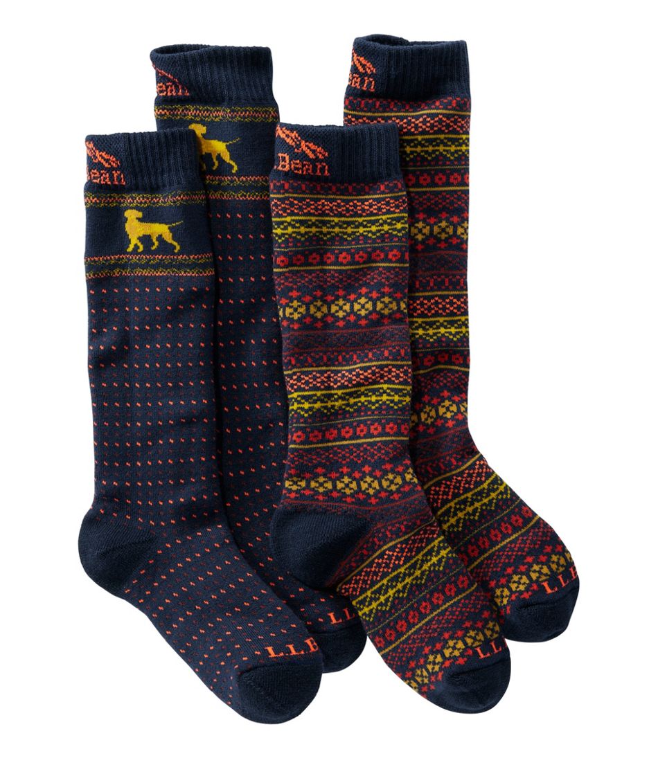 Kids' Winter Snow Sports Socks, 2-Pack / L.L.Bean