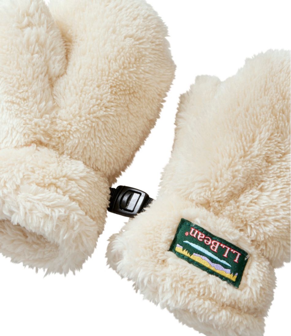 Toddlers' Hi-Pile Hat and Mitten Set / L.L.Bean