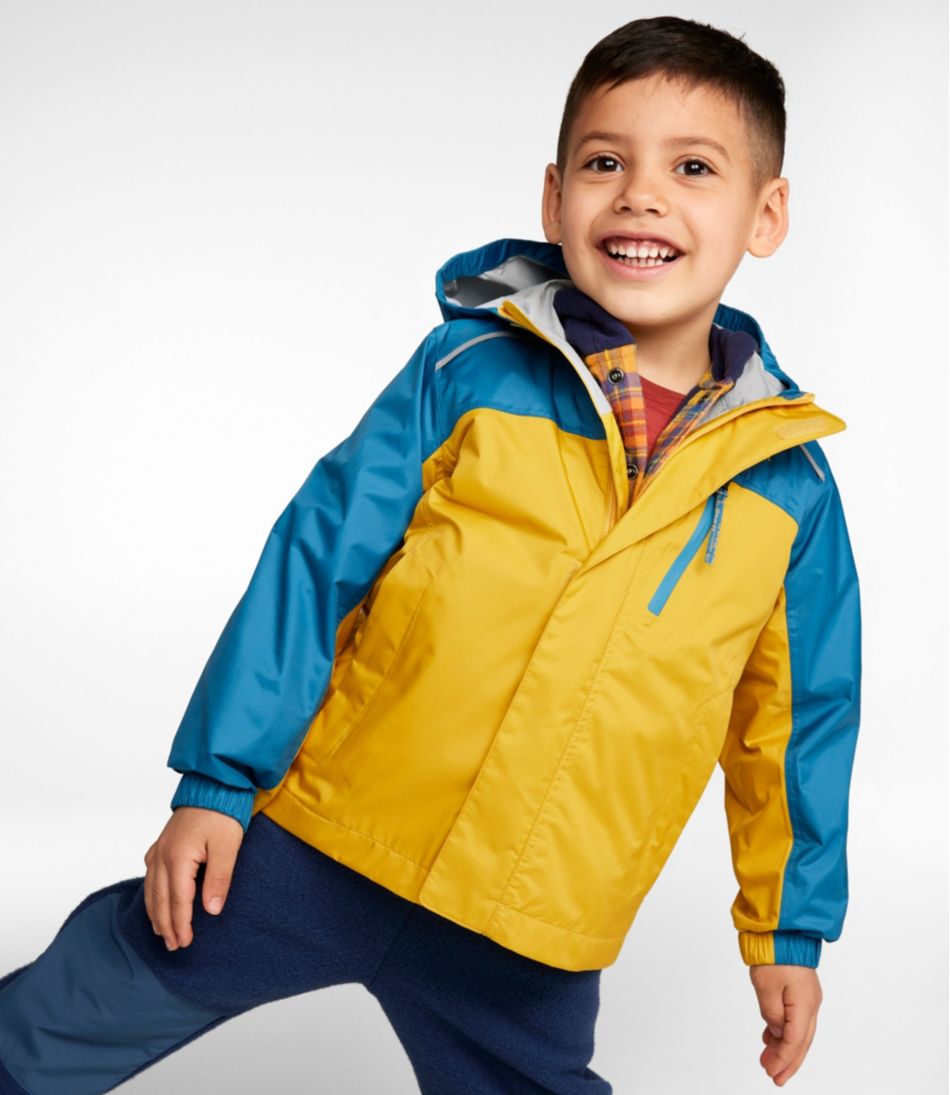 Kids' Trail Model Rain Jacket, Colorblock / L.L.Bean