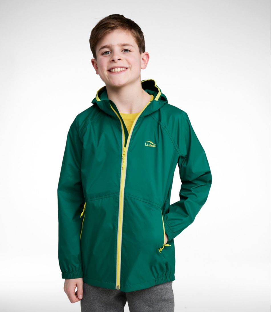 Kids' Wind and Rain Jacket, Reflective Zipper / L.L.Bean