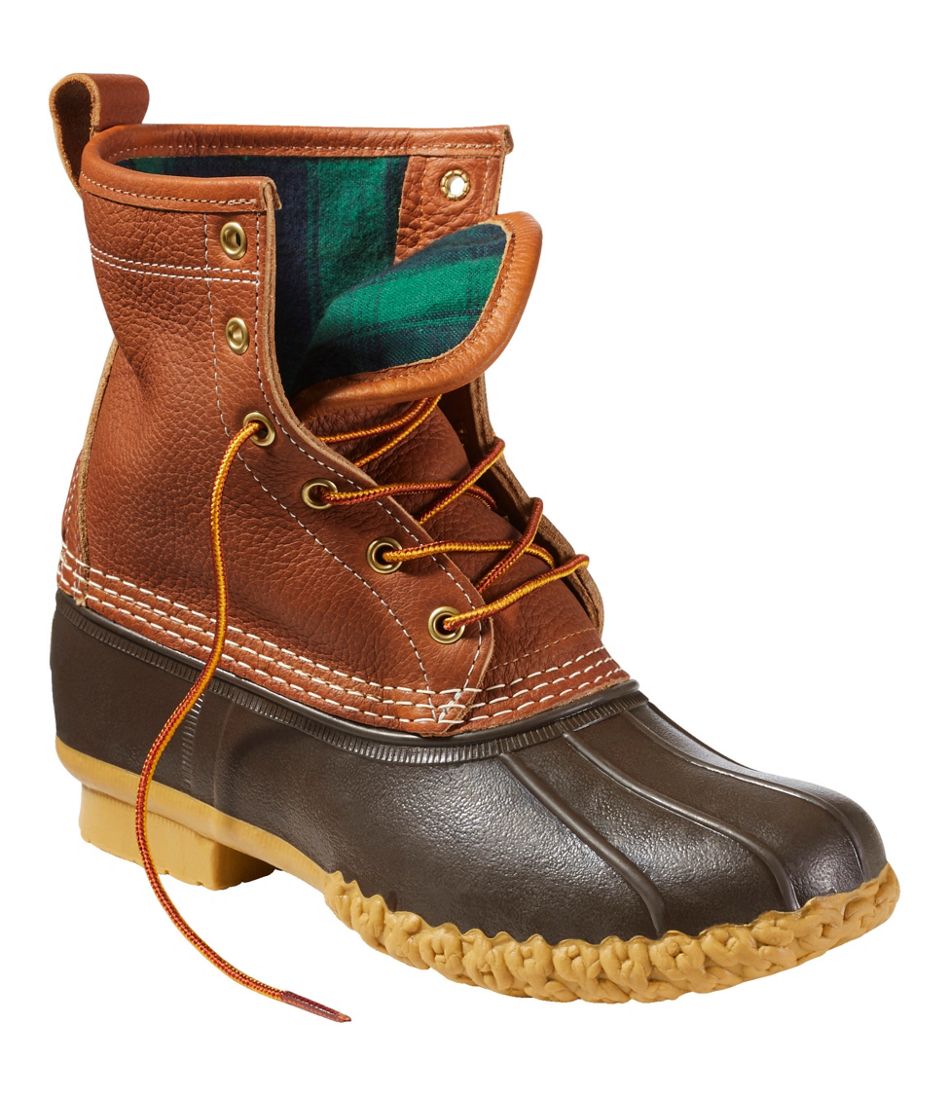 Women's Bean Boots, 8" Flannel-Lined Insulated / L.L.Bean