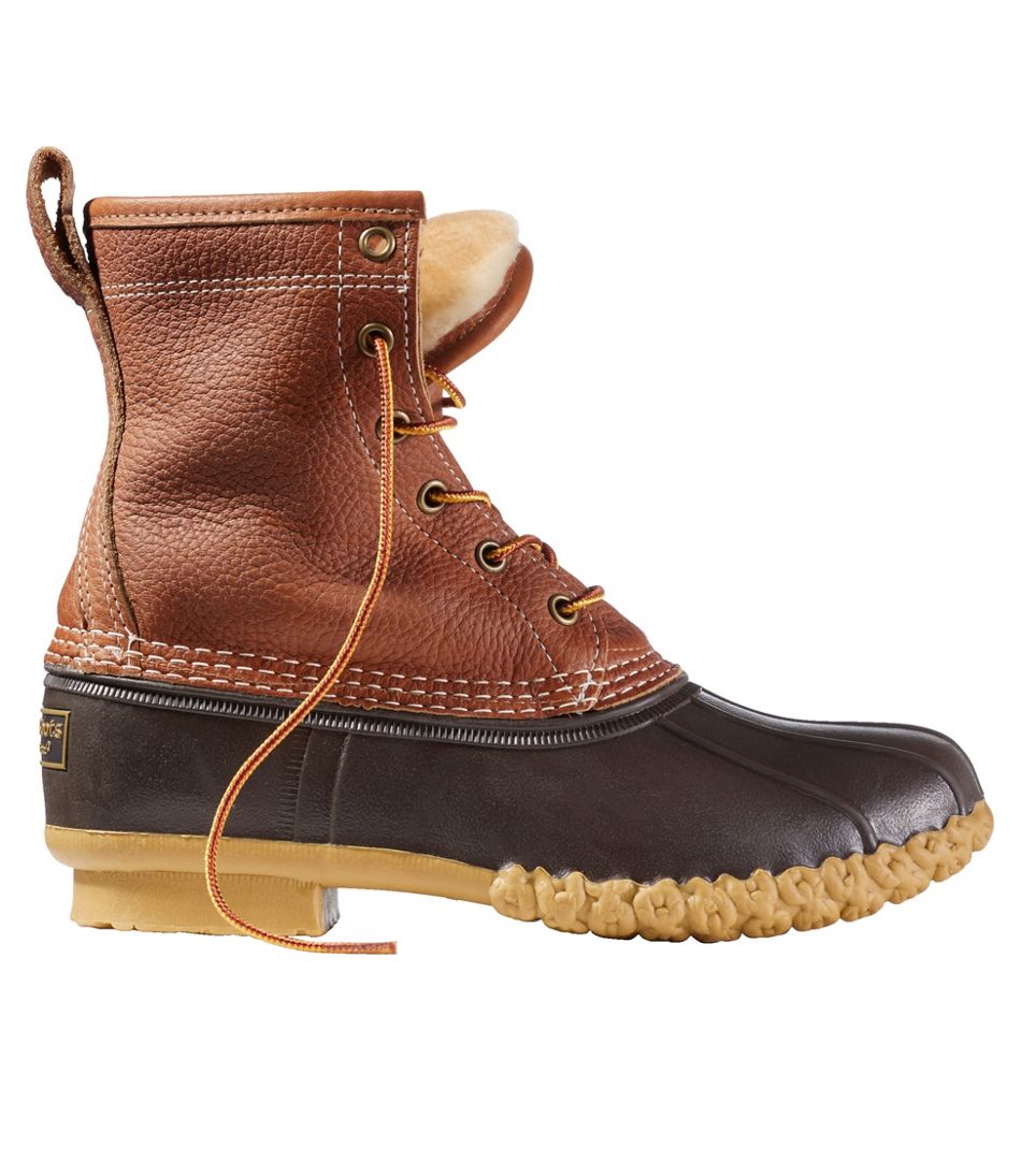 Women's Bean Boots, 8" Shearling-Lined Insulated / L.L.Bean