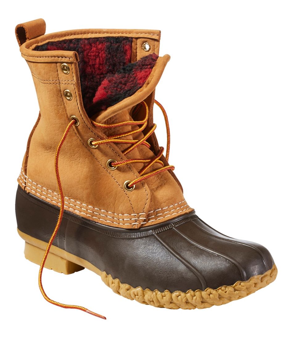 Women's Bean Boots, 8" Fleece-Lined Insulated / L.L.Bean