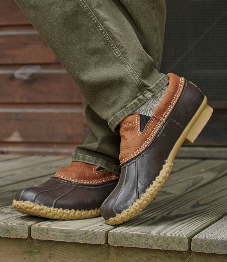 Men's Bean Boots, Slip-On Rubber Mocs / L.L.Bean