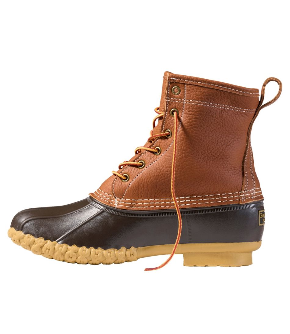Men's Bean Boots 8", Flannel-Lined Insulated / L.L.Bean