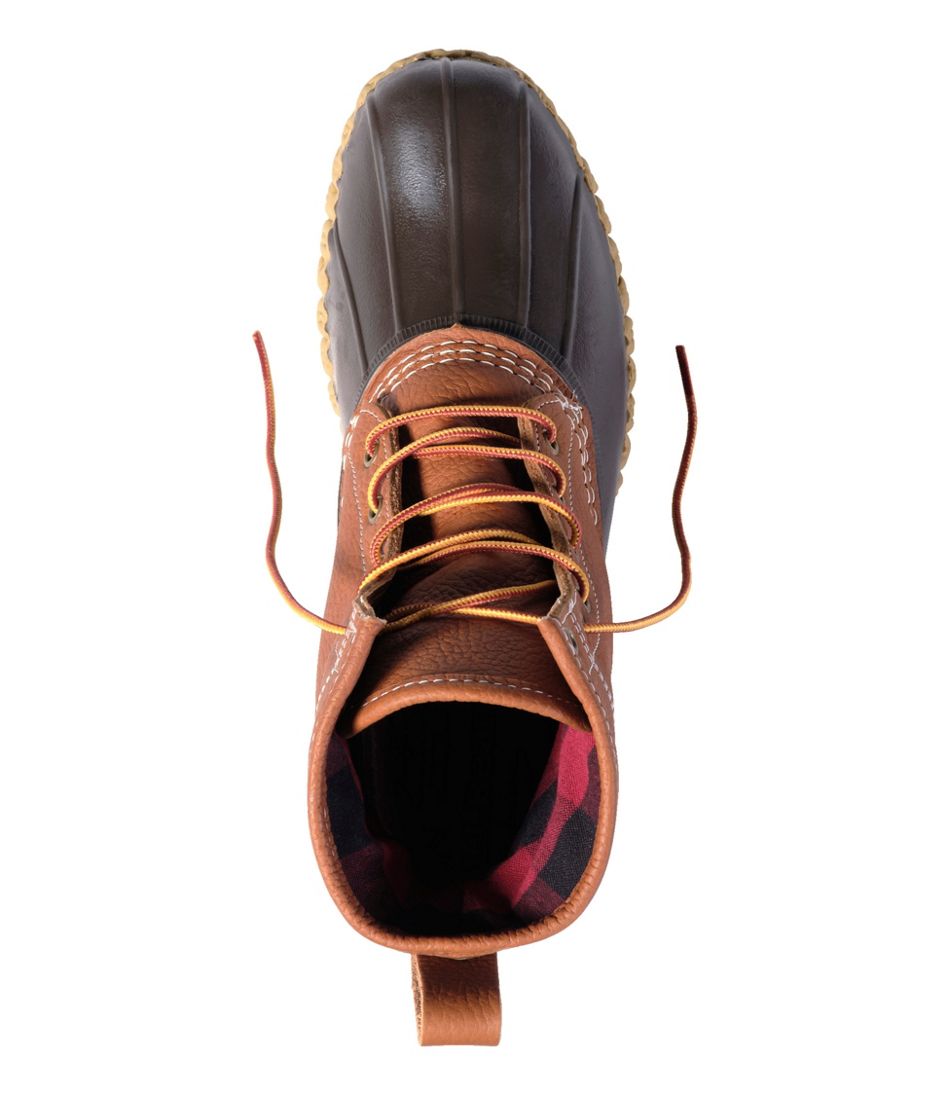 Men's Bean Boots 8", Flannel-Lined Insulated / L.L.Bean